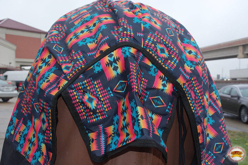 1200D Ripstop Waterproof Turnout Winter Horse Blanket Zig Zag