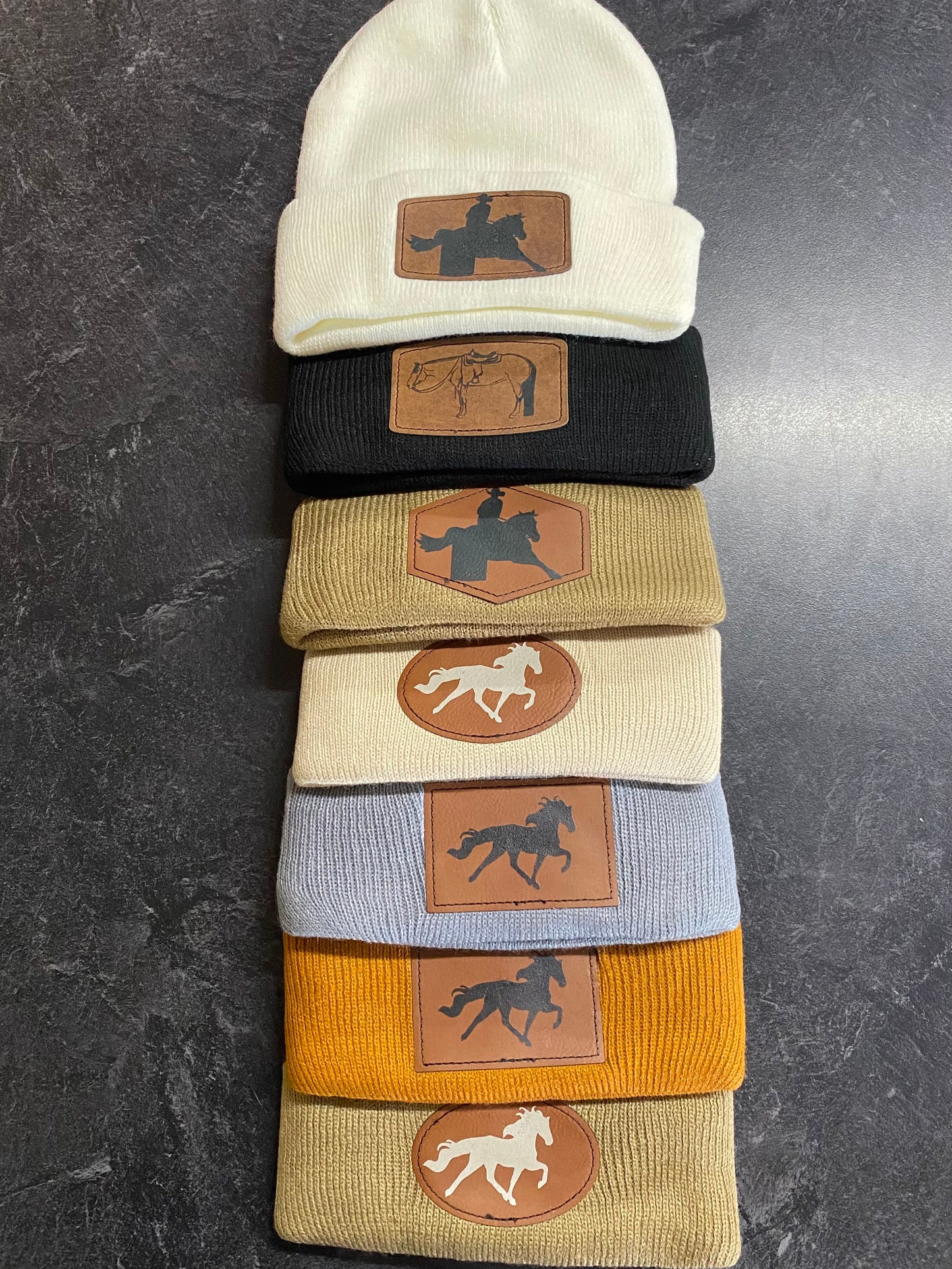 Horse Patch Beanies