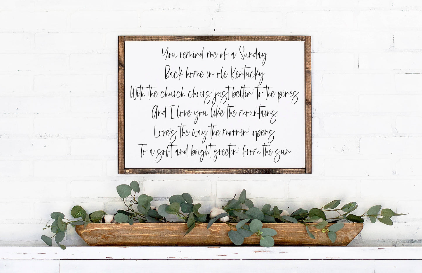 Shake The Frost Tyler Childers Lyrics Wooden Framed Sign