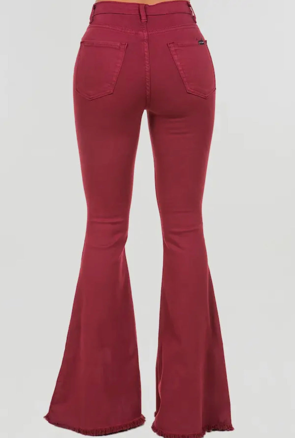 burgundy flares western bell bottoms western boho pants