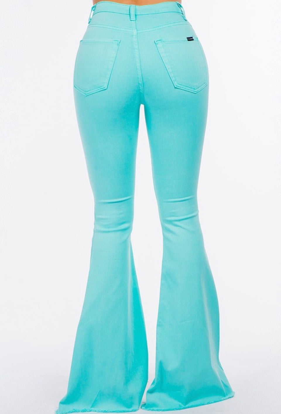 Twisted Turquoise Flares