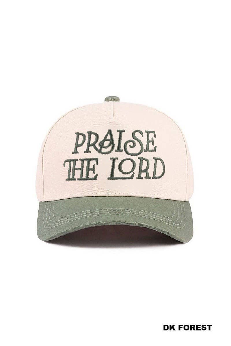 Praise The Lord Two Tone Cotton Hat