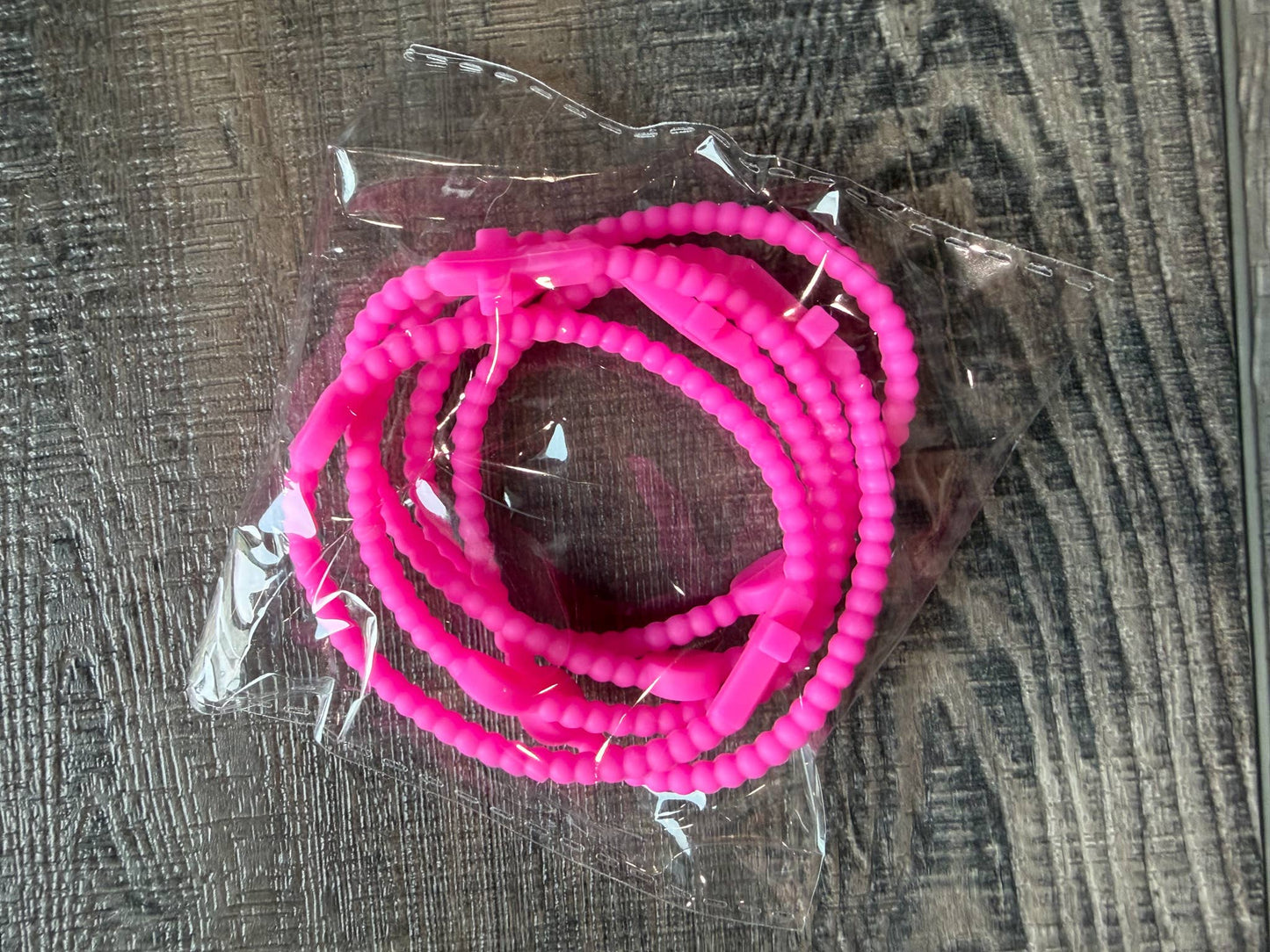 Silicone Cross Bracelet Set of 5