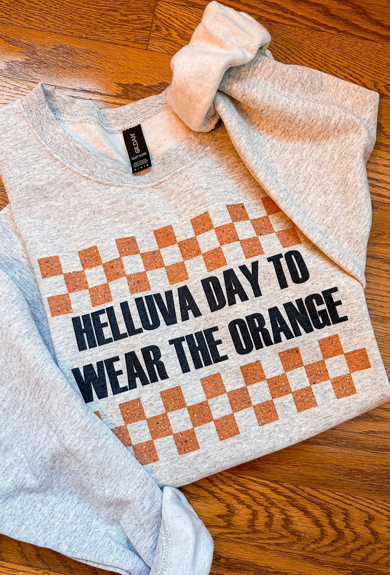 TN beat Bama sweatshirt Gilda’s Sweatshirt Crew Neck Helluva Day To Wear Orange 