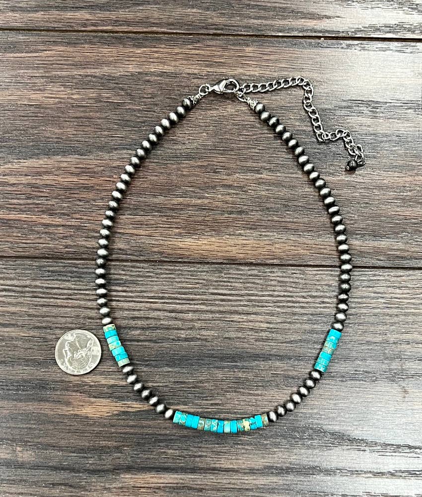 Stacker Handmade Navajo Gemstone Necklace