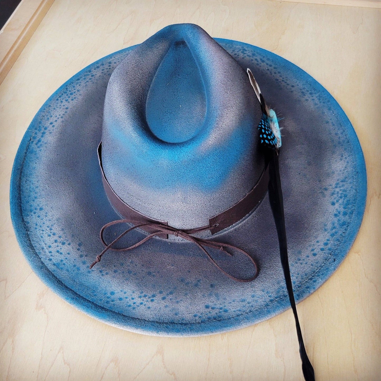 CUSTOM Hand-Painted Cowgirl Western Boho Hat
