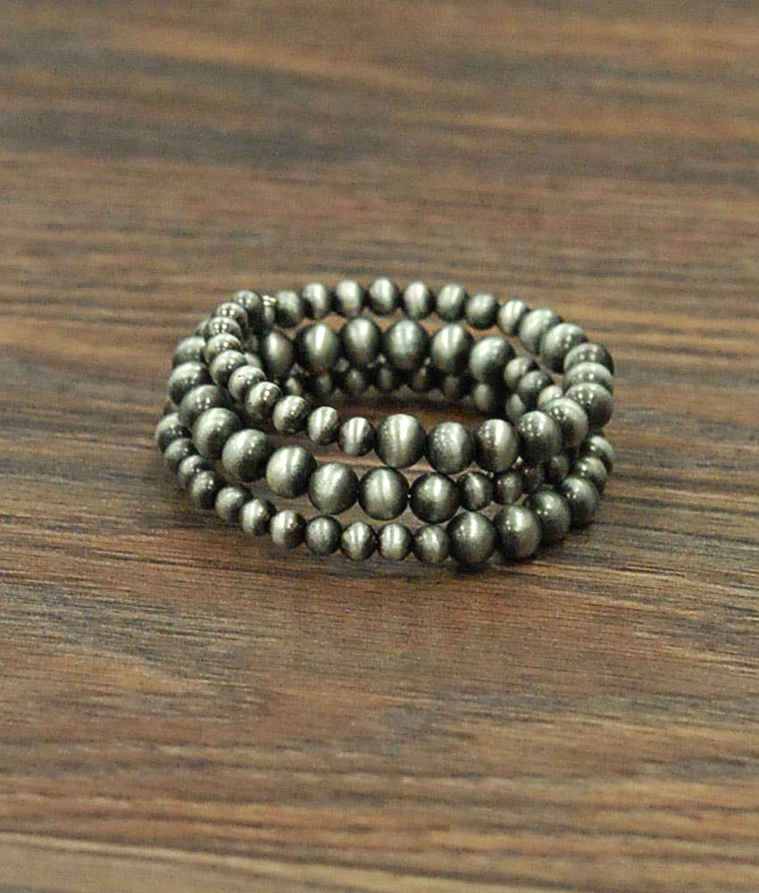 Handmade Navajo Peal Beads Wrap Bracelet