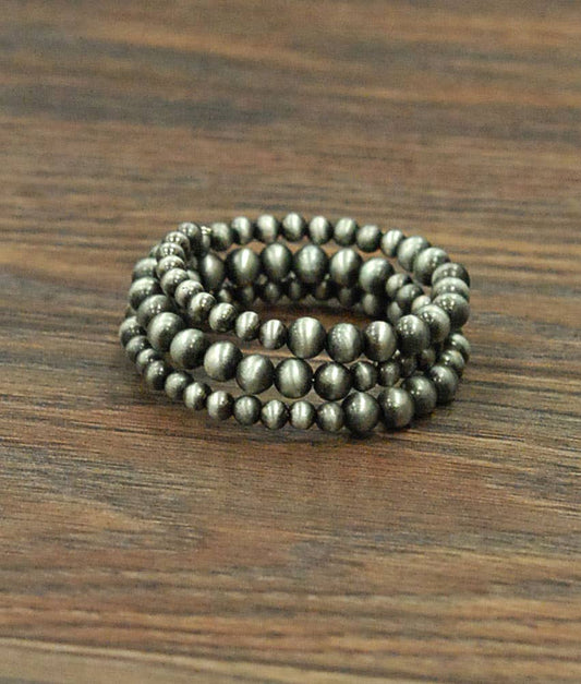 Handmade Navajo Peal Beads Wrap Bracelet