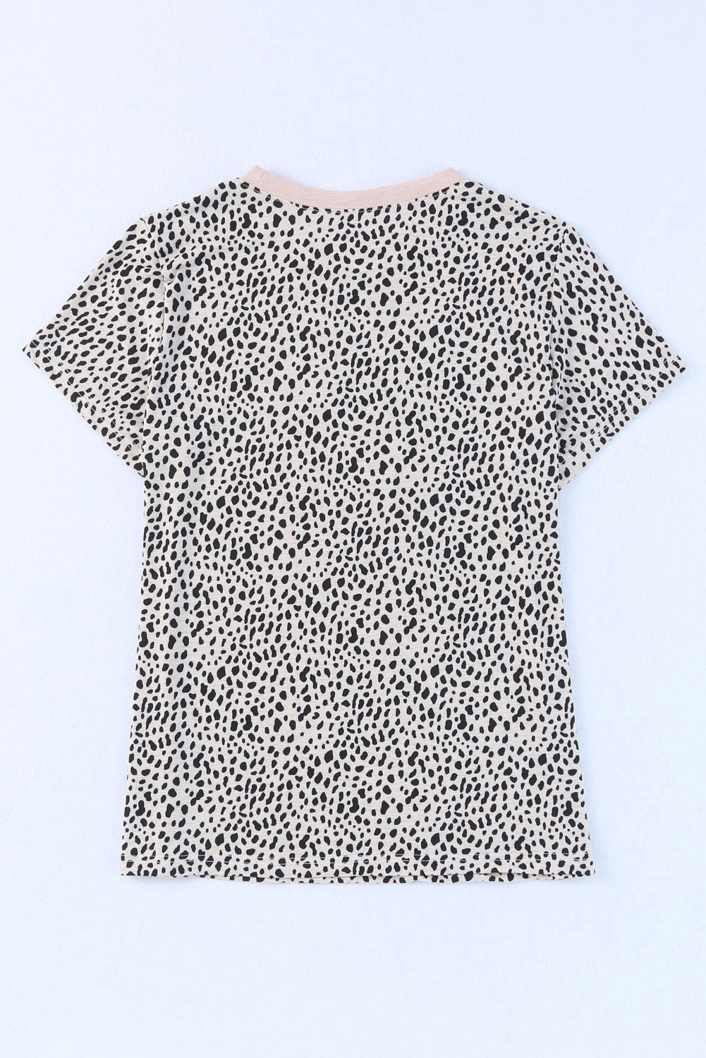 The MAMA Animal Print Round Neck Short Sleeve T-Shirt