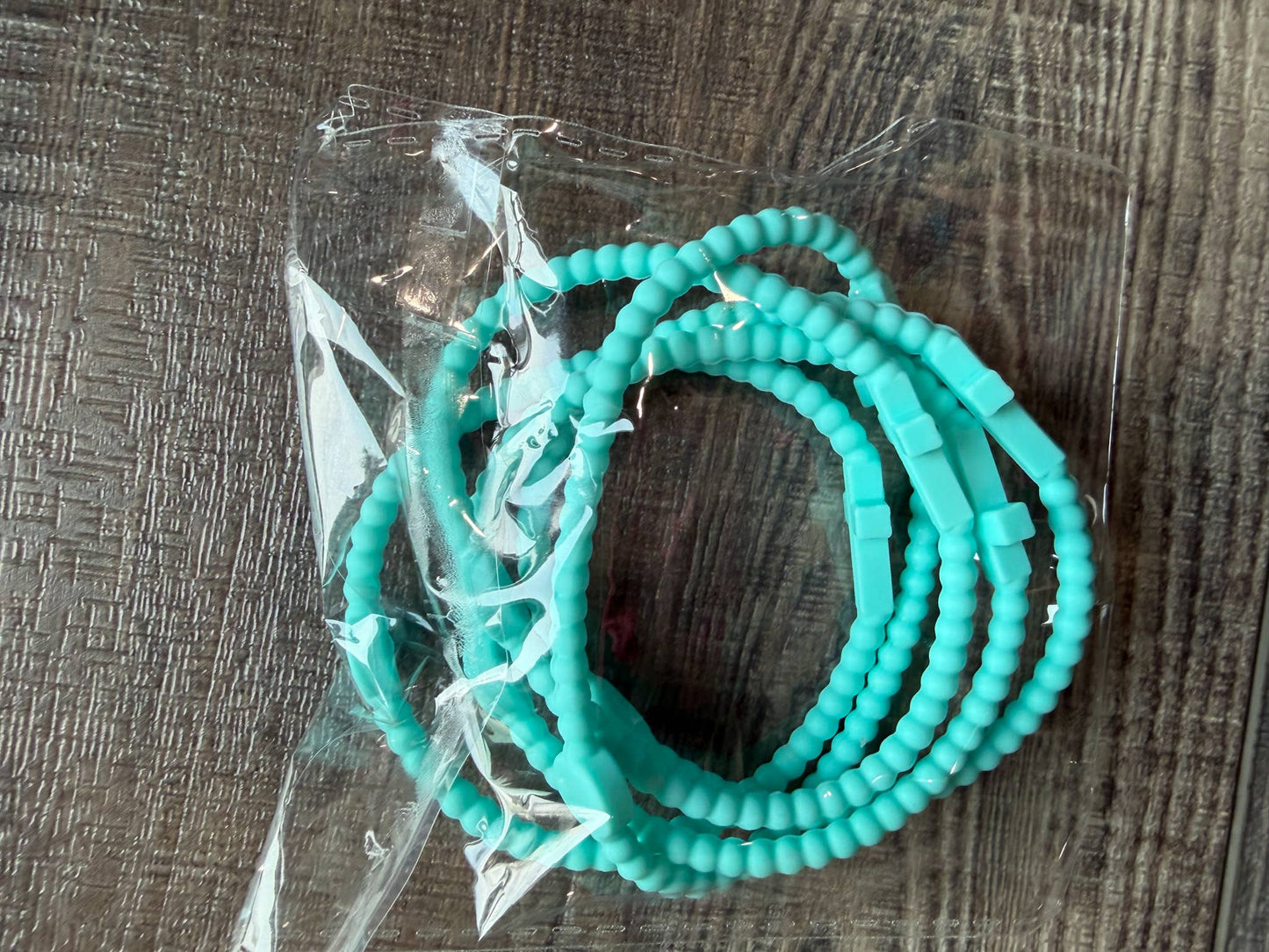 Silicone Cross Bracelet Set of 5