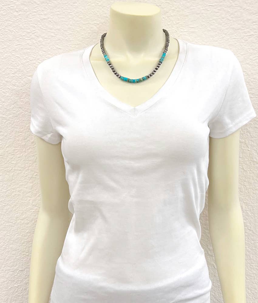 Stacker Handmade Navajo Gemstone Necklace