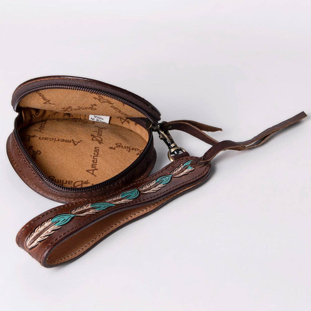 The Little Thunder Byrd Canteen Genuine Western Leather Bag