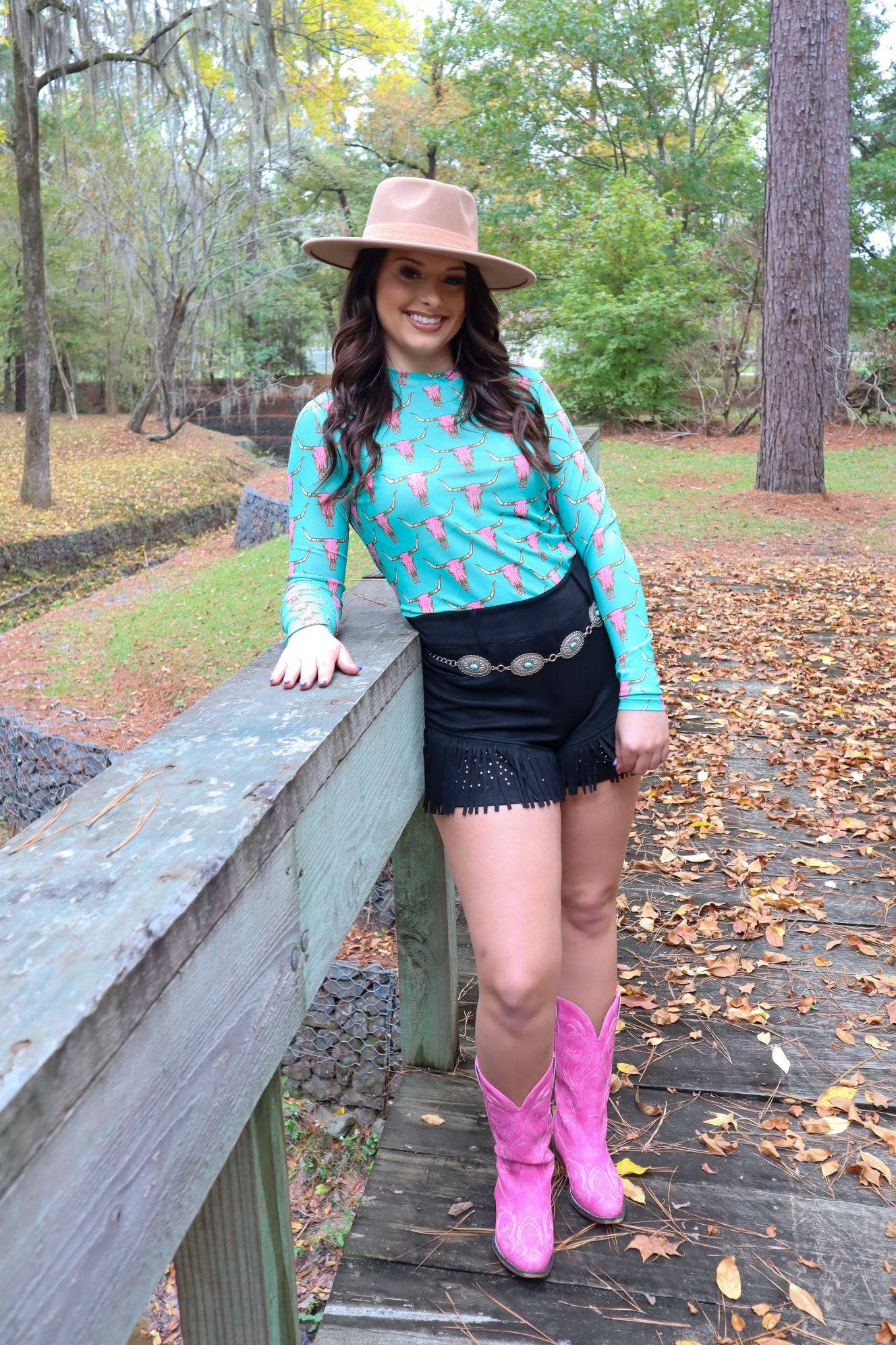 Cute Heifer Long Sleeve Mesh Top