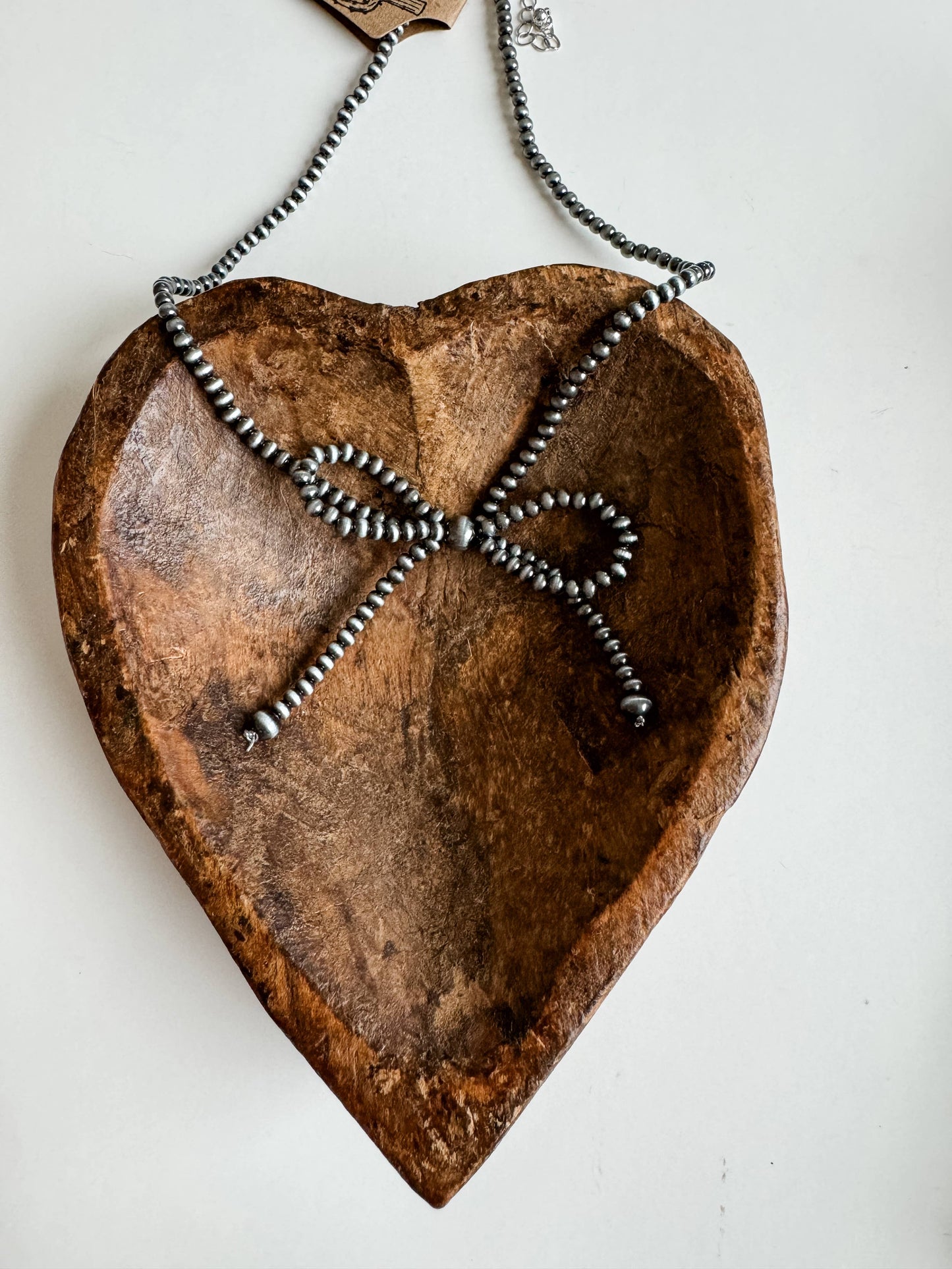 Western Navajo Bead Bow Necklace