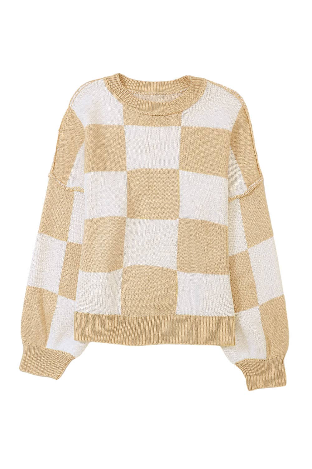 Tennessee Checker Reverse Seam Crewneck Sweater