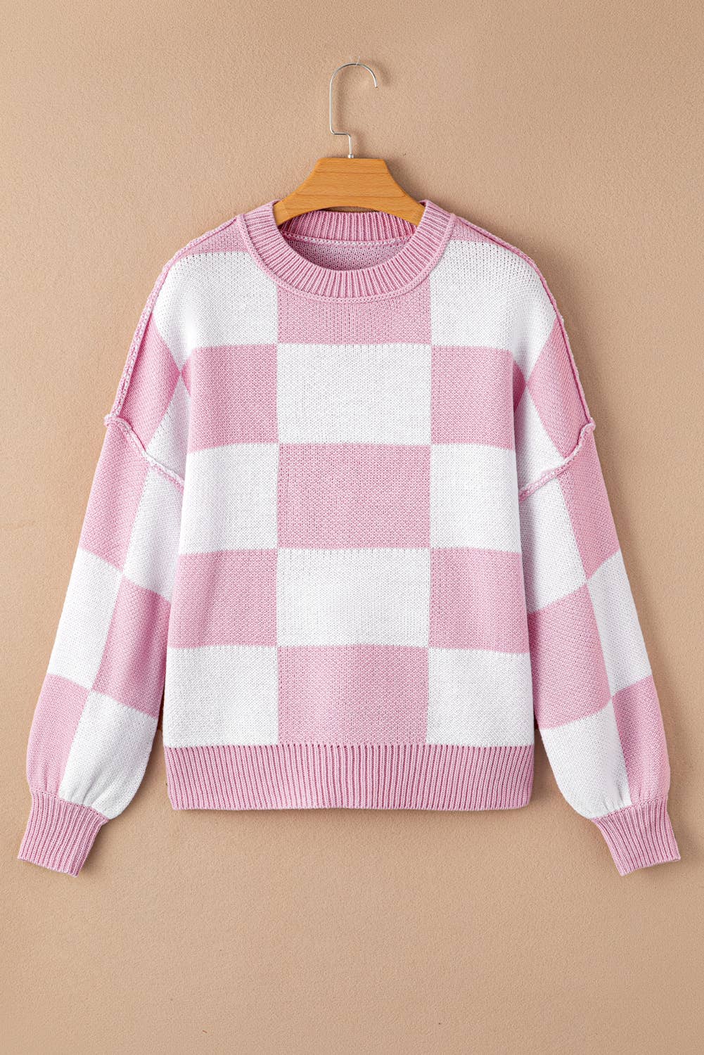 Tennessee Checker Reverse Seam Crewneck Sweater