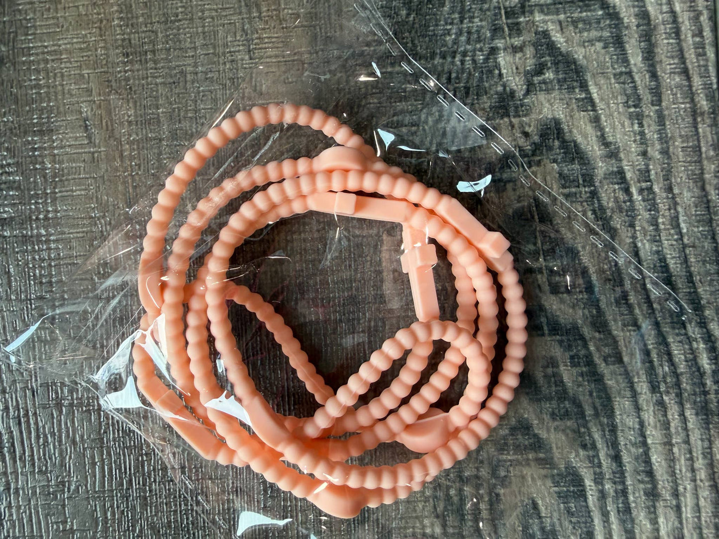 Silicone Cross Bracelet Set of 5