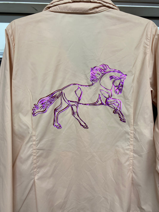 Running Horse Columbia Rain Jacket