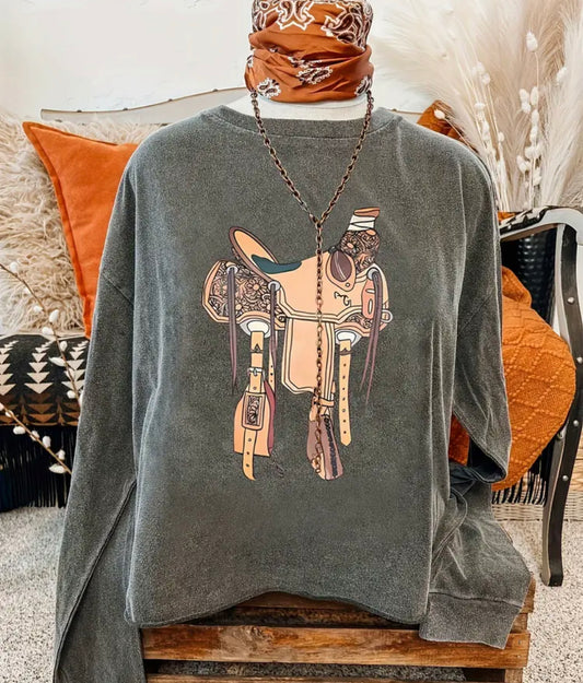 The Saddle Up Honey Long Sleeve