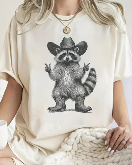 Trash Panda Cowboy Tee