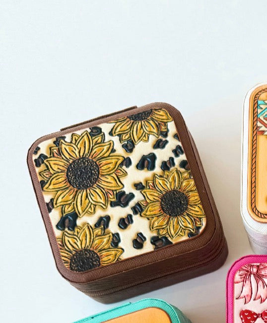 Western Mini Jewelry Storage Travel Box