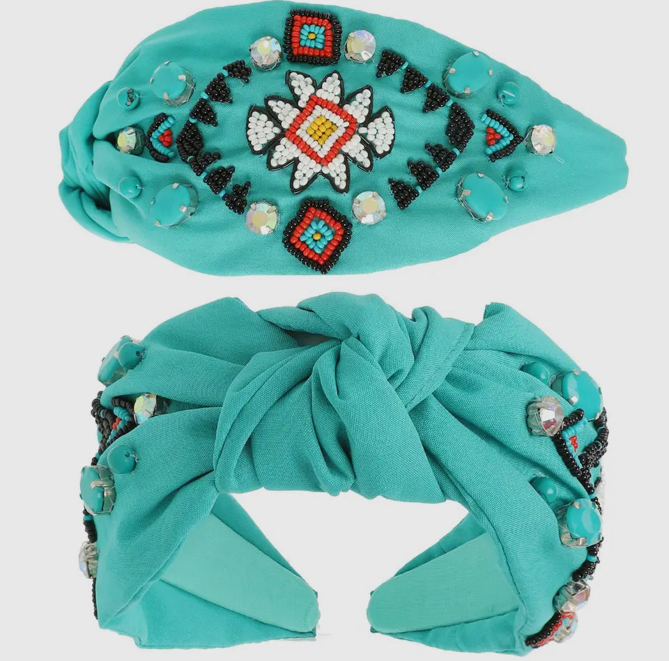 Western Top Knott Headbands