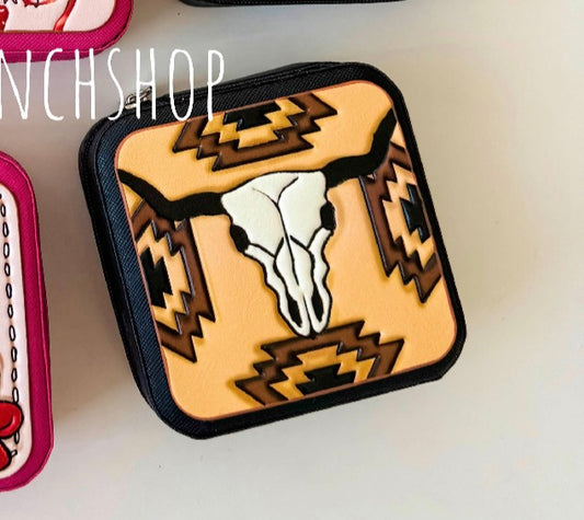 Western Mini Jewelry Storage Travel Box