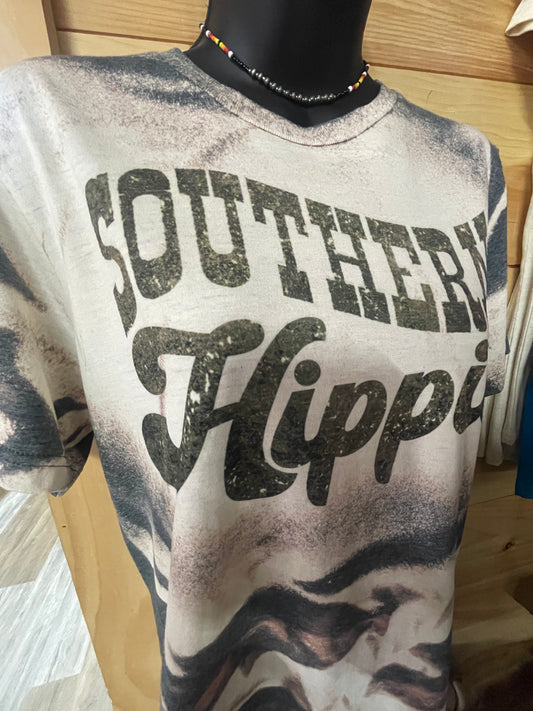 Souther hippie Acid Wash T Shirt