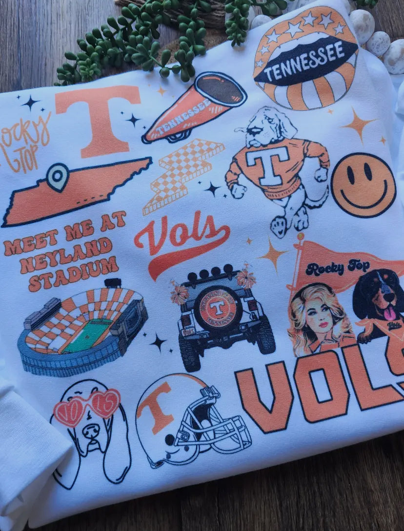 Tennessee Collage Crewneck