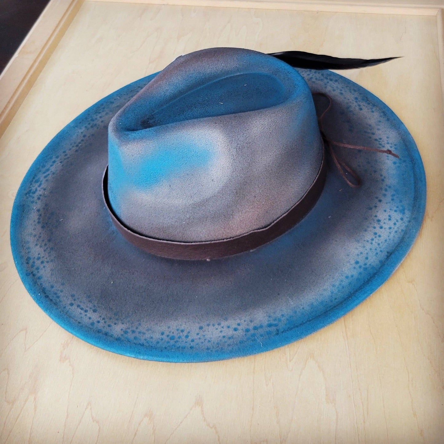 CUSTOM Hand-Painted Cowgirl Western Boho Hat