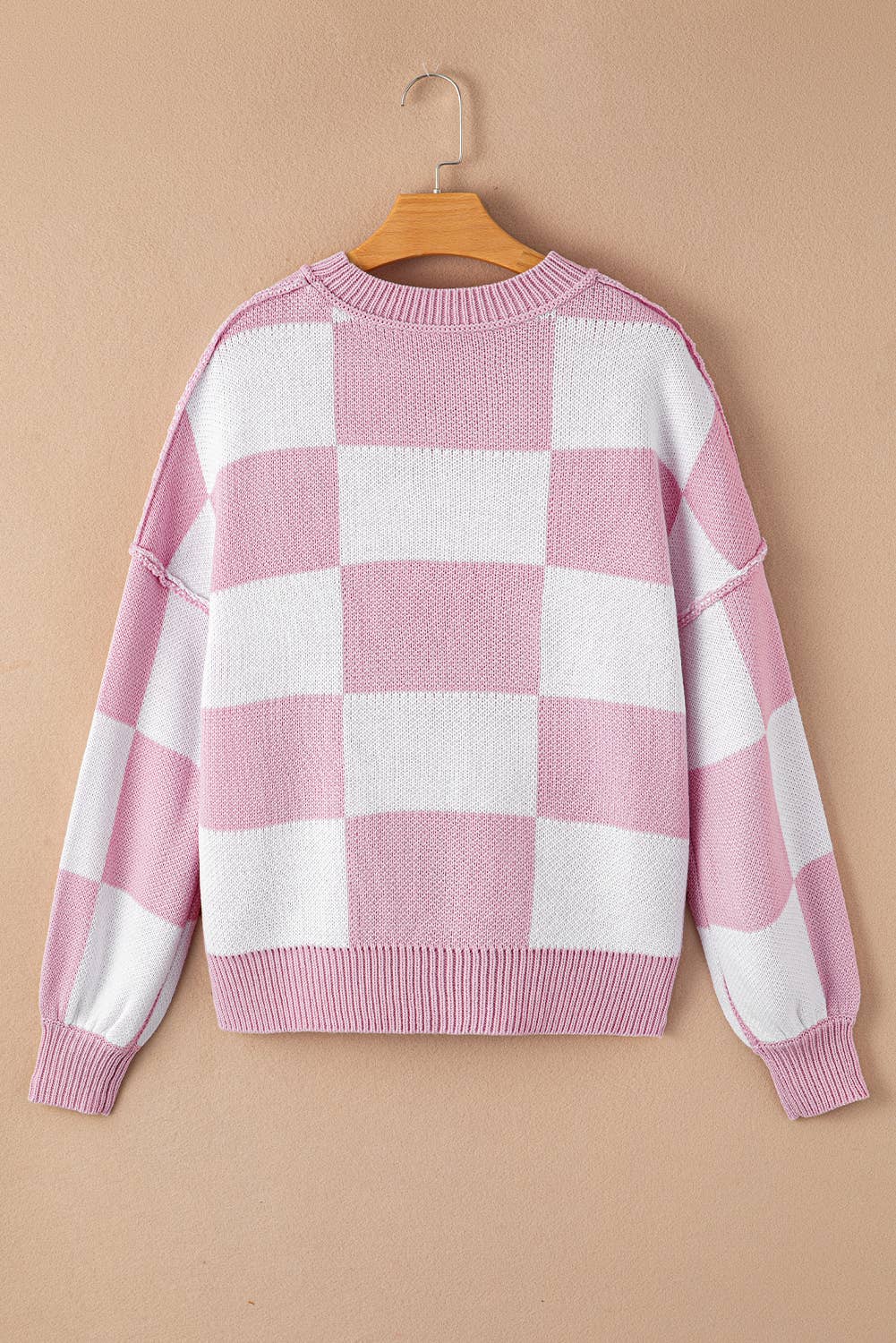 Tennessee Checker Reverse Seam Crewneck Sweater