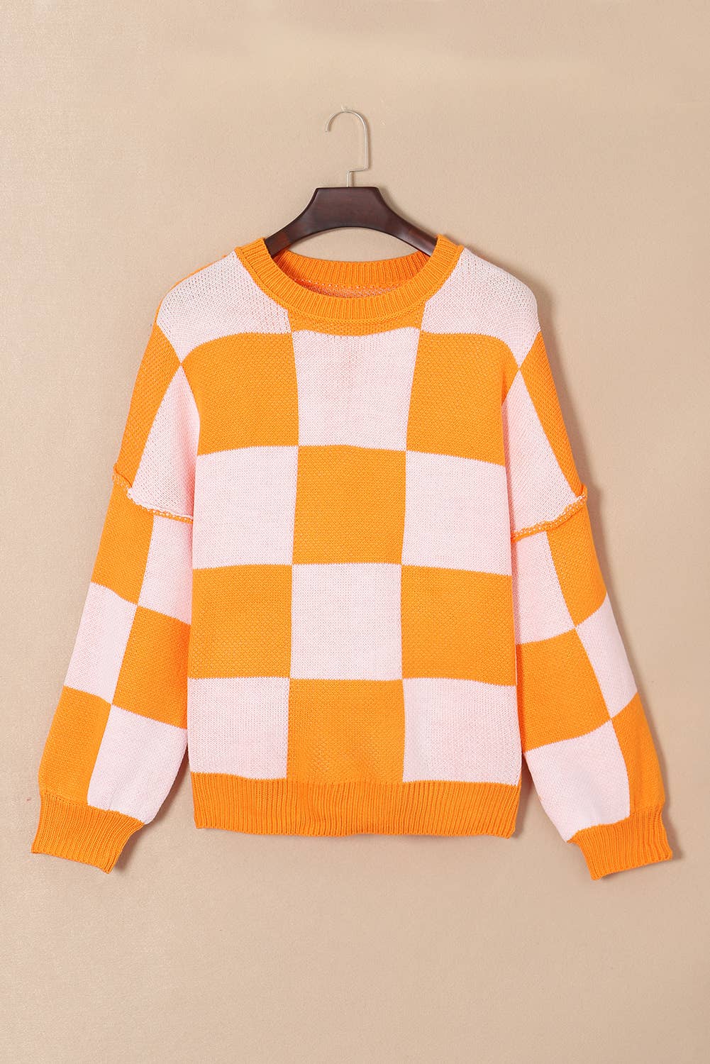 Tennessee Checker Reverse Seam Crewneck Sweater