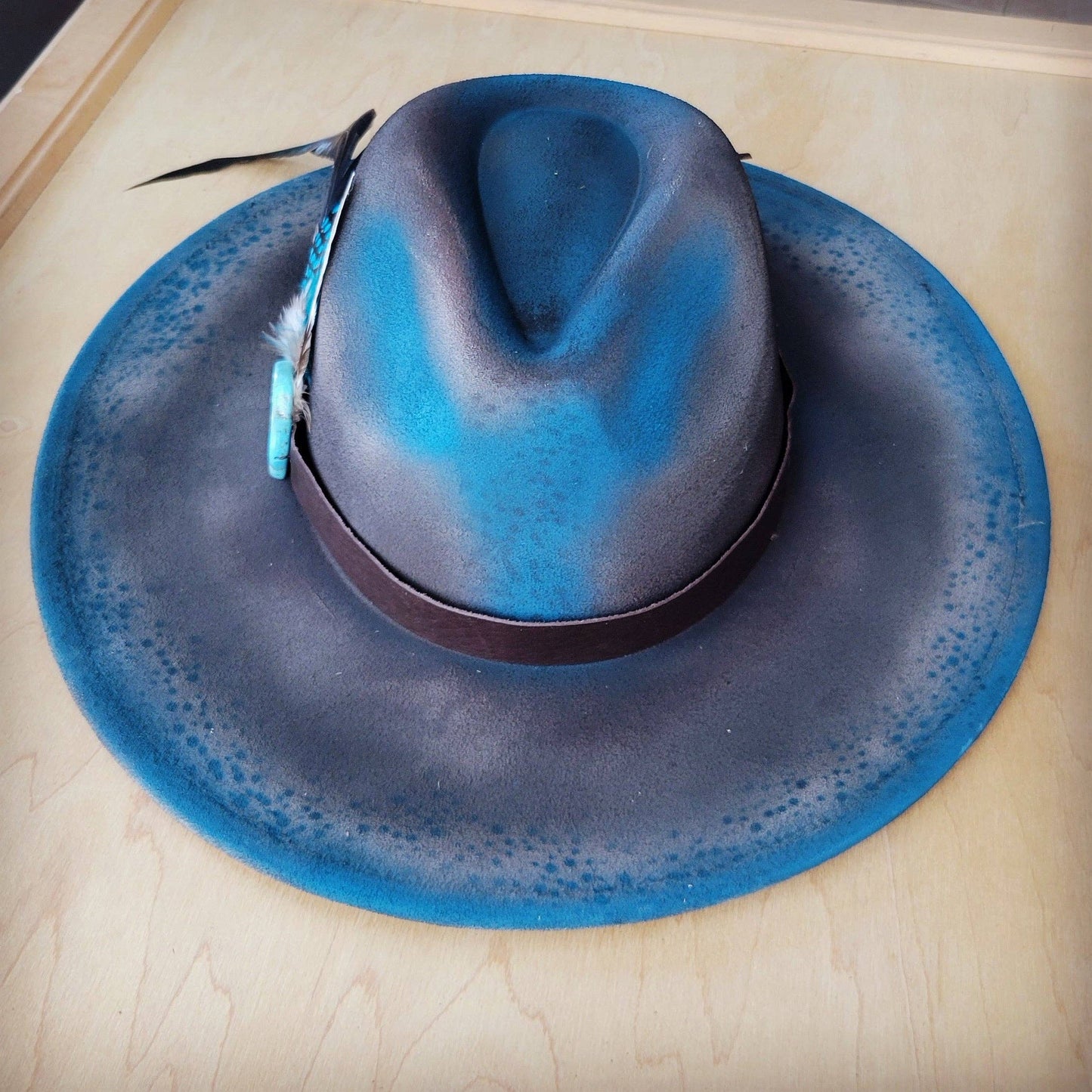 CUSTOM Hand-Painted Cowgirl Western Boho Hat