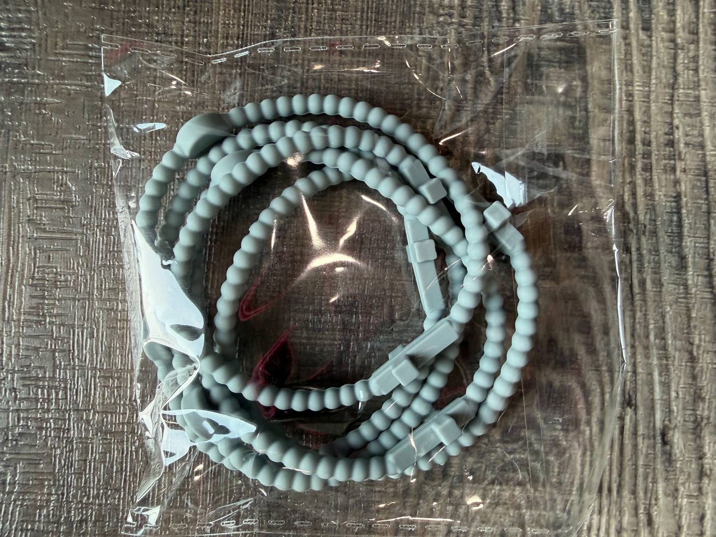 Silicone Cross Bracelet Set of 5
