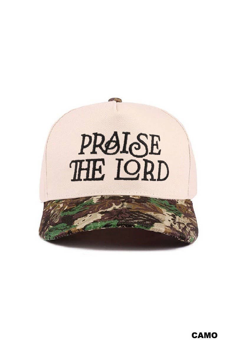 Praise The Lord Two Tone Cotton Hat