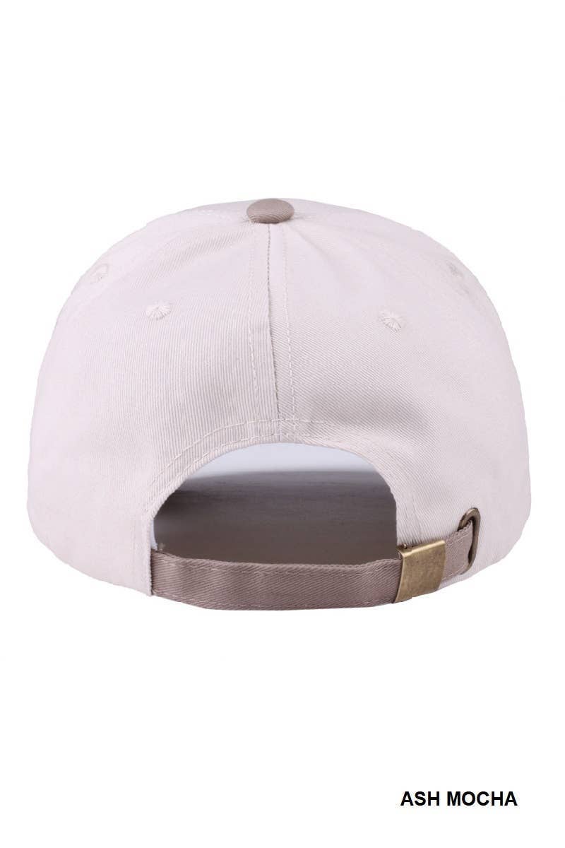 Howdy Darlin Floral Pink Canvas Cotton Cap