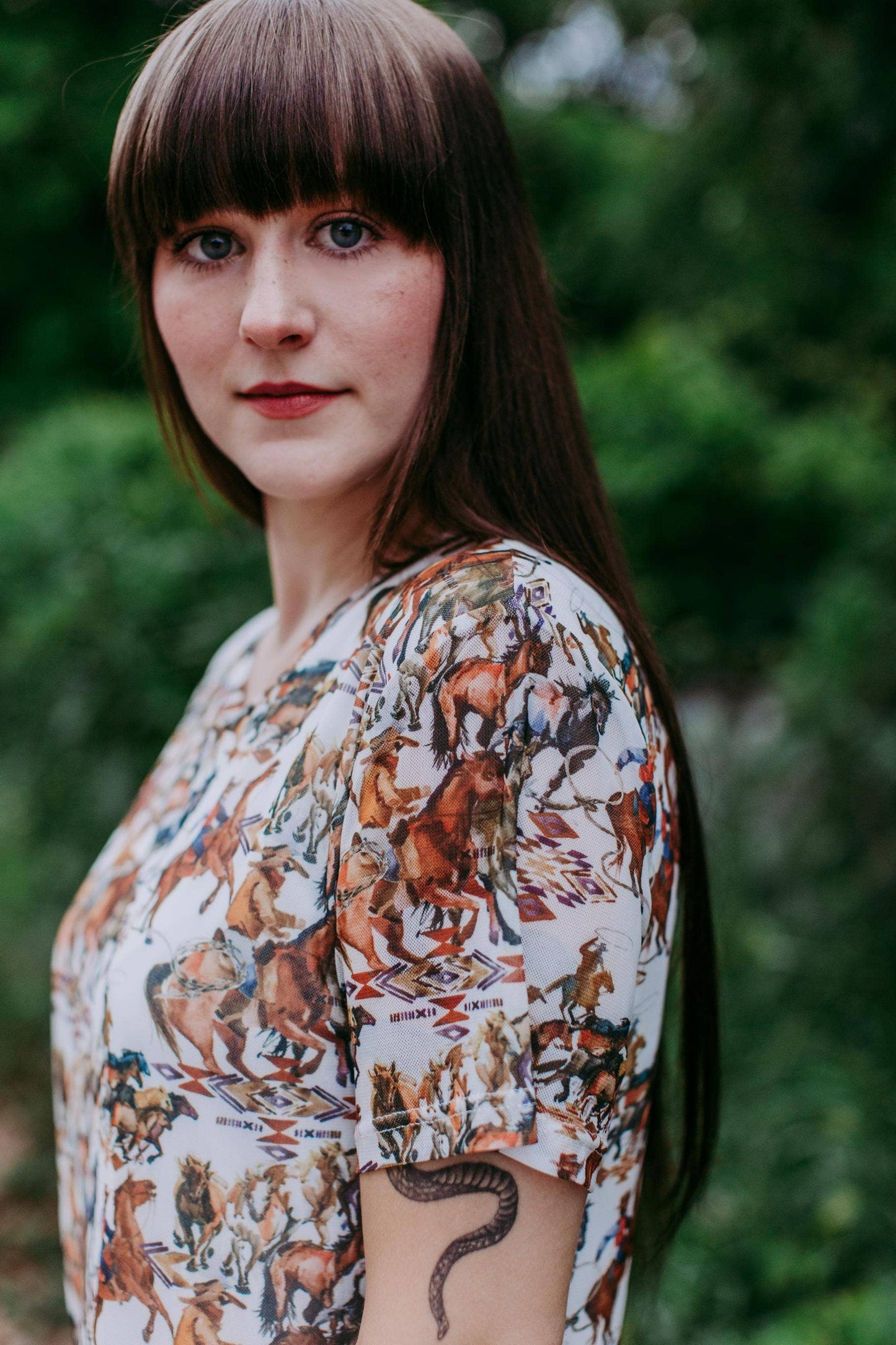 Buckaroo Short Sleeve Mesh Sheath Dress